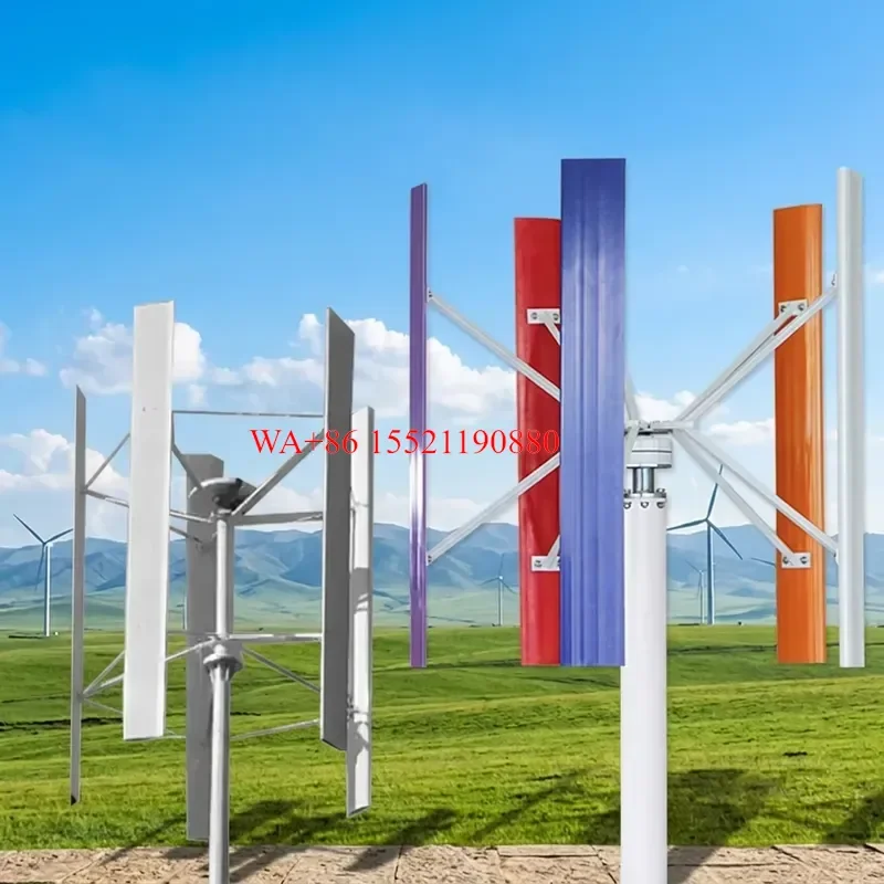 WMWMNU for High Quality 5kw Vertical Axis Flower Wind Turbine Home Energy System Chinese Wind Generators