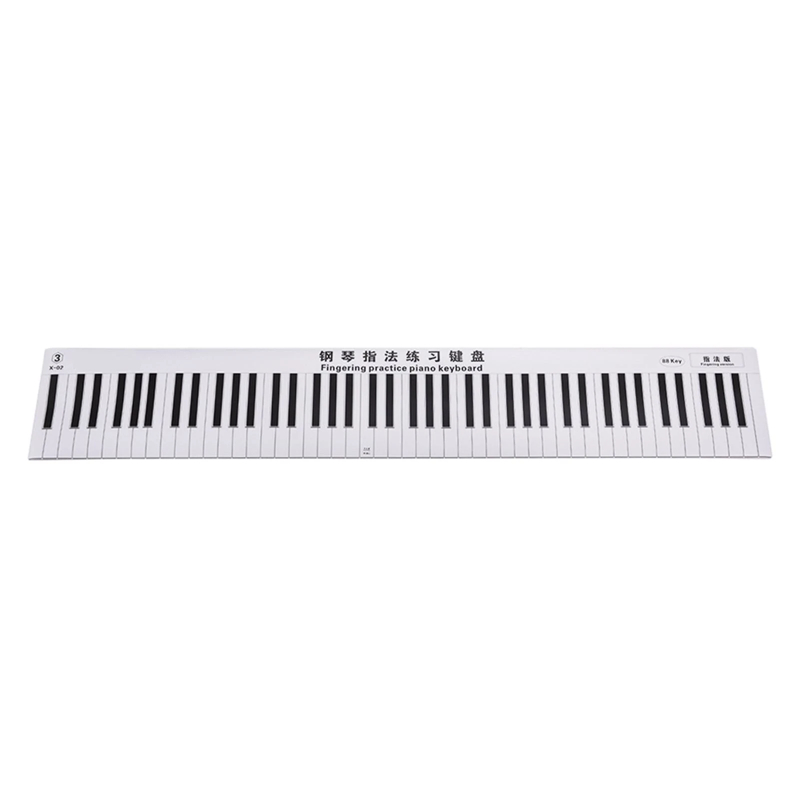 88 Keys Piano Keyboard Fingering Practice Chart Sheet Teaching Guide Assistive Tool for Bebinners Beginners Students Kids