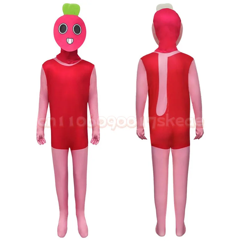 2025 Gioco horror di sopravvivenza Dandy's World Bambini Fancy Dress Up Costume di Halloween Bambino Dandy Sprout Finn Cosplay per le ragazze dei ragazzi