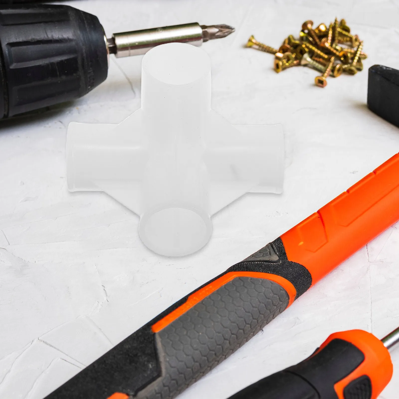 

20 шт. пластиковых четырехсторонних соединителей для штанг в шкафу, диаметр 22 мм, аксессуары для обувных полок, универсальная мебельная фурнитура