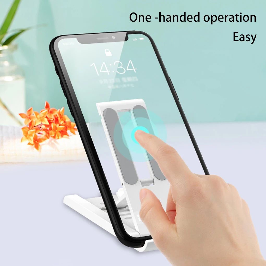 

Folding Phone Holder Tabletop Stand Adjustable 6 Levels Flexible Tablet Universal Impact-resistant Bracket Laptop