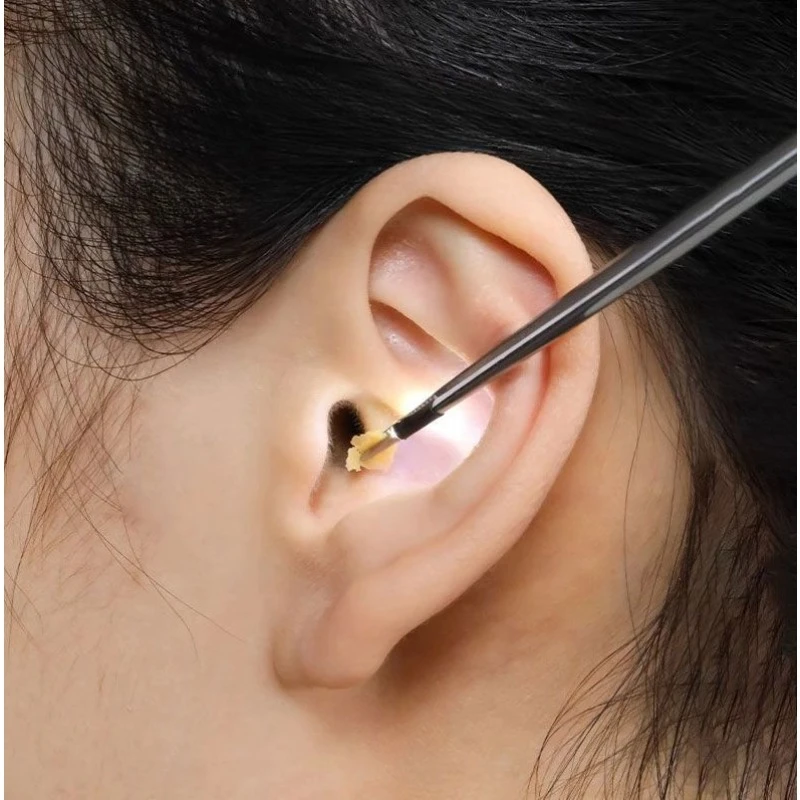 Children Ear Scoop Luminous Earwax Tweezers Silicone Advanced Visual Cerumen Hook Charging Ear Scraping Professional Tools Ears image 5