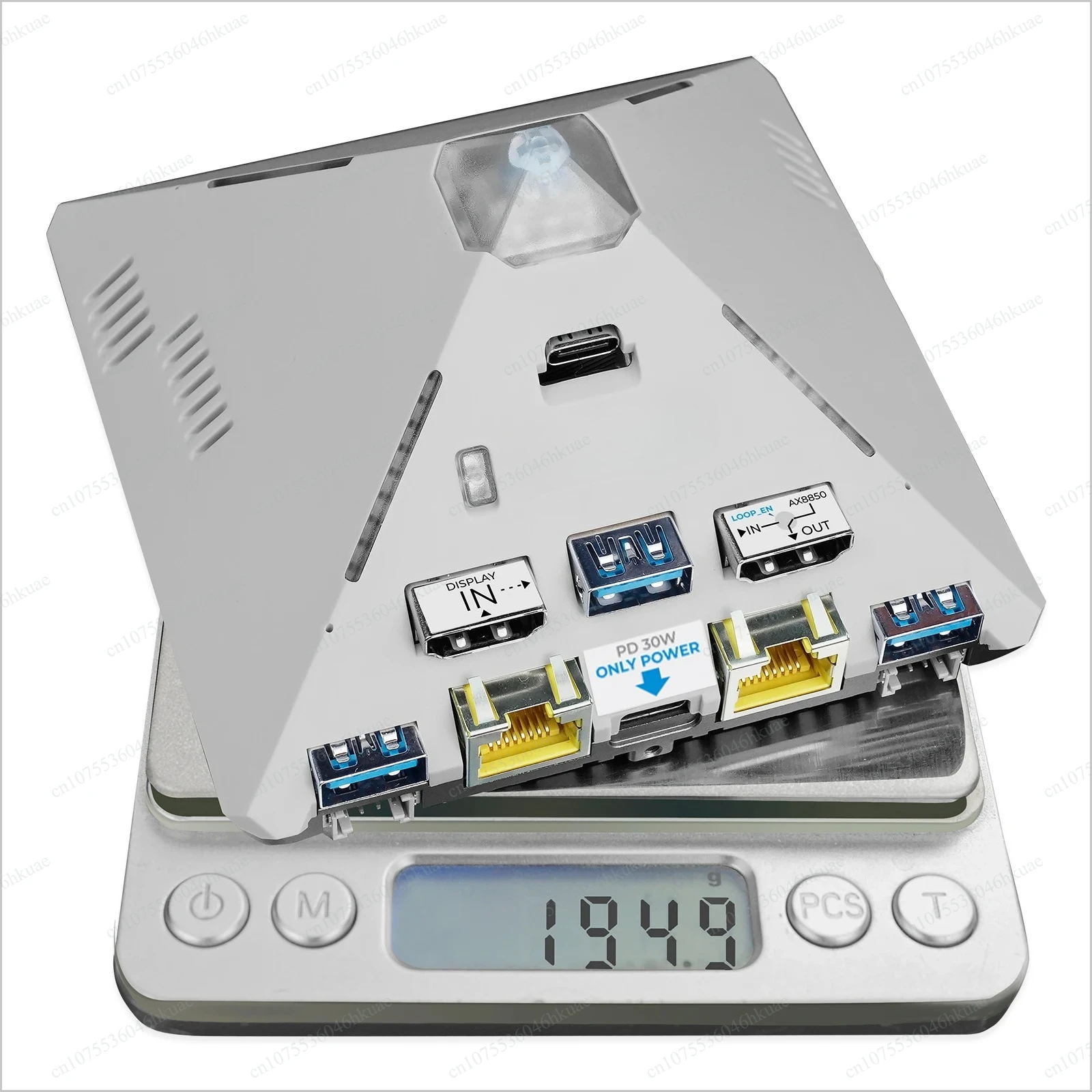 8GB Large Memory AI Computing Box Pro Model, Built-in AX8850 Chip, Pyramid Structure for Industrial & DIY Use