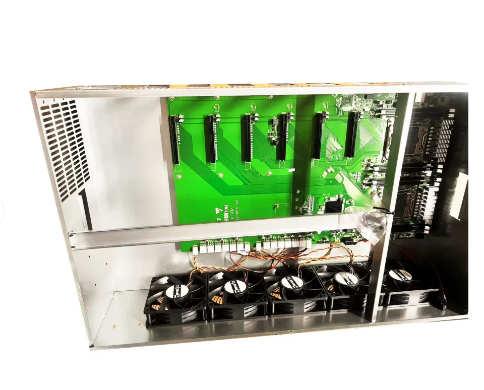 X99 Dual-Socket PLUS Motherboard LGA2011-3 Processor DDR4 Memory 6 PCIe Graphics Card Slots Wide Spacing
