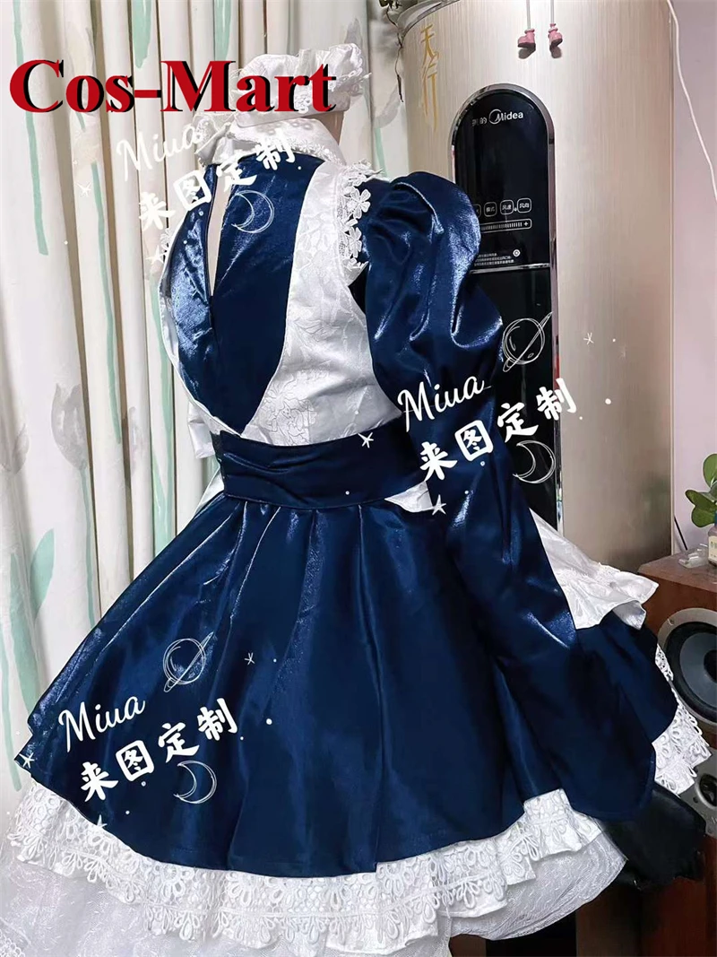 Cos-Mart [Customized] Anime Interspecies Reviewers Meidri Cosplay Costume Gorgeous Maid Dress Activity Party Role Play Clothing\\