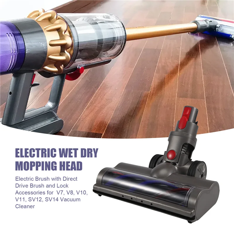 

B51C Electric Brush With Direct Drive Brush And Lock Accessories For Dyson V7, V8, V10, V11, SV12, SV14 Vacuum Cleaner