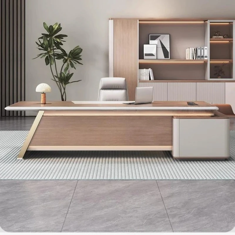 Designer Storage Office Desks Table Modern Writing Drawers Computer Desks Reading L Shaped Escritorios De Ordenador Furniture