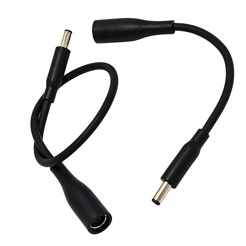 15/30cm with Needle Large 7.4x5.0 Female to Small 4.5x3.0mm Male For Dell Laptop DC Power Charge Converter Adapter Cable Cord