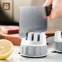 Youpin Mijia Huohou Mini Knife Sharpener One-handed Sharpening Super Suction Kitchen Sharpener Tool Sharpening Stone for Home