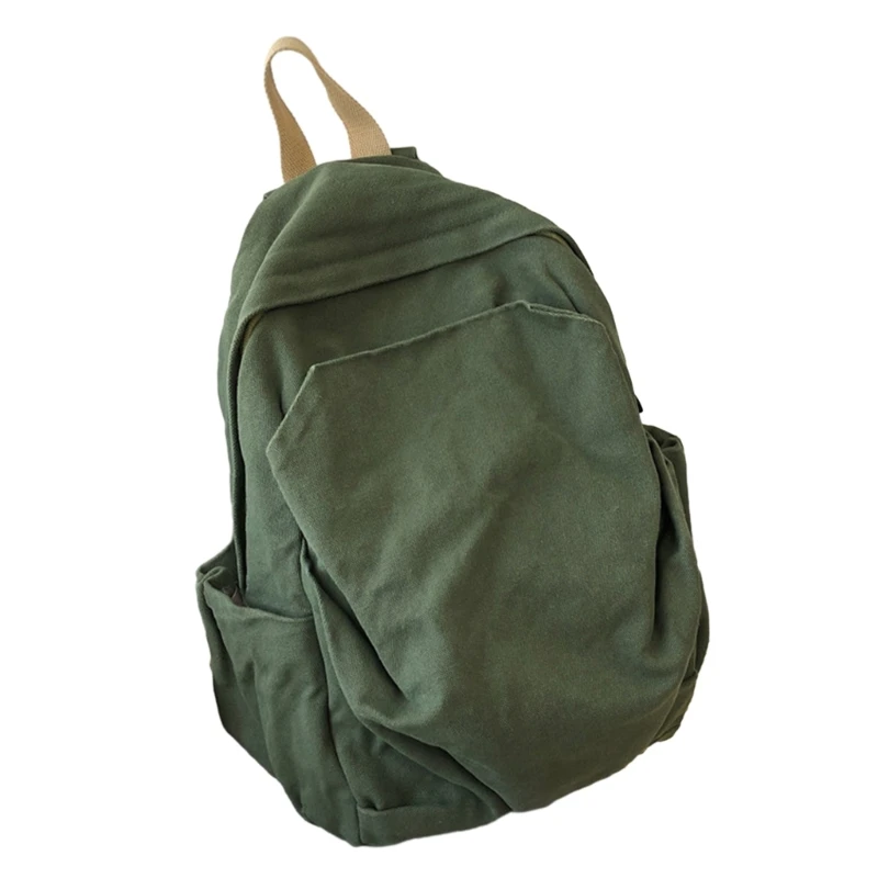 Vintage Canvas Backpack Daypack Convenient and Practical for Work and School