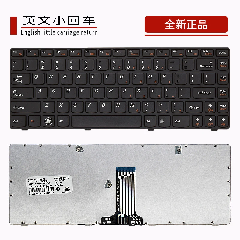 Suitable for Lenovo G470 V470 B470E B490 G475 V480C B480 M490 M495 keyboard