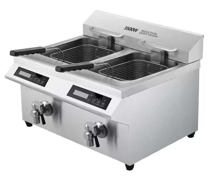 

Commercial Kitchen Restaurant Deep Fryer Electric Stainless Steel Deep Fryerwith Temperature Control