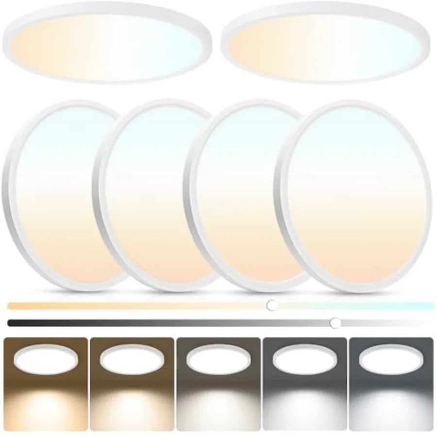 

of Inch LED Flush Mount Ceiling Lights 40LM 4W Dimmable and 5CCT Adjustable Ultra Slim Flat Lighting Fixture for Low Ceilings B