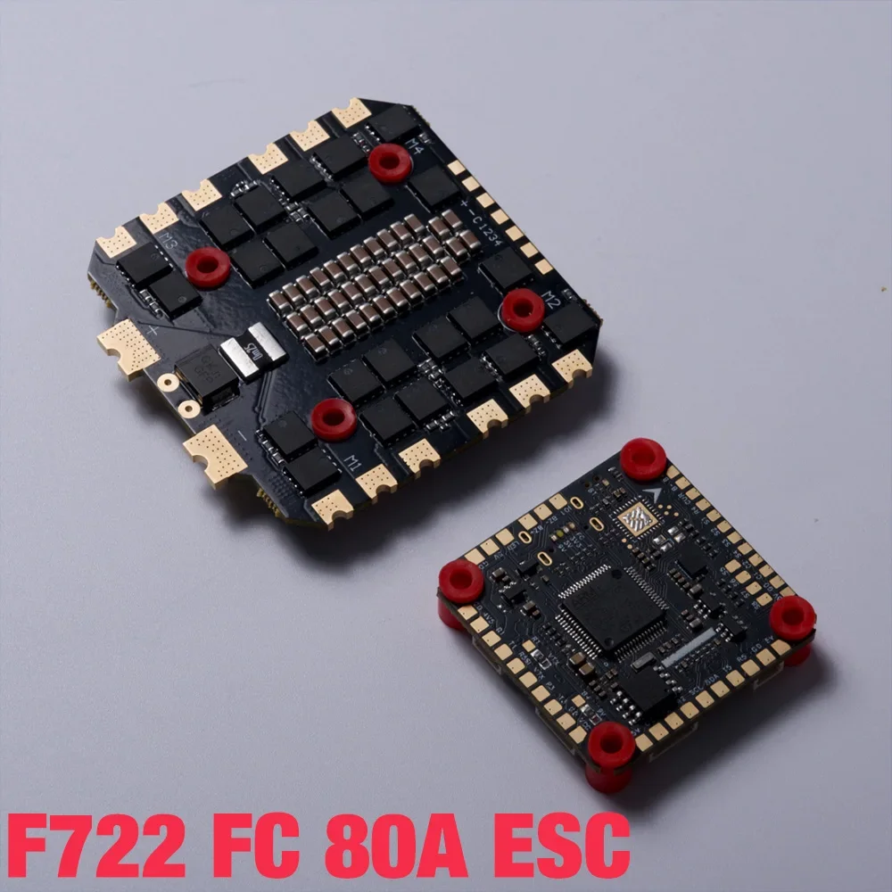 

Контроллер полета F722 80A/100A 4in1 ESC BLs Stack 6-8S Lipo ICM42688 Barometer30.5 для RC 13 | 15-дюймовый FPV Racing | Дрон фристайла