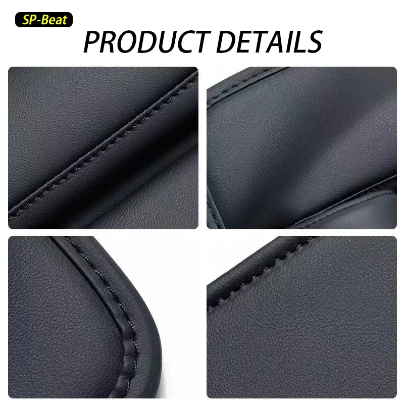 Car Seat Storage Box, Seat Seam Cup Holder, Side Leather Storage Box, Interior Storage Bag, Car Interior Accessories 2PCS