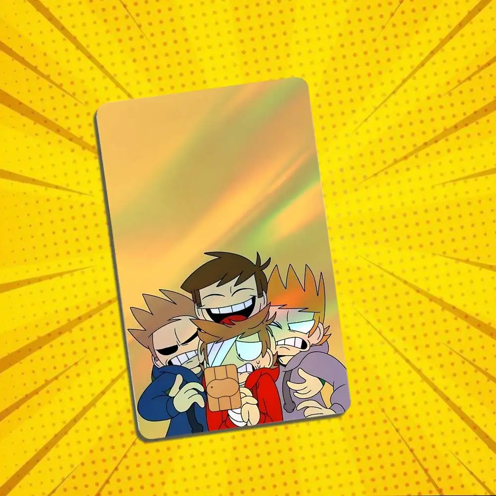 The classic quartet Eddsworld Card Skin Stickers For Bank Card Bus Metro Card Sticker Holographic Laser Credit Debit Stickers