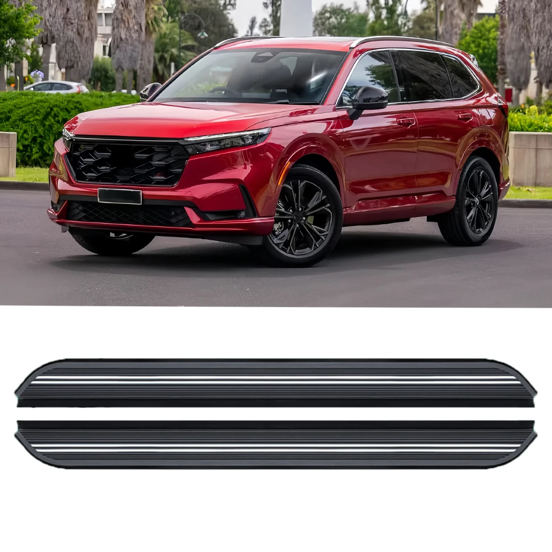 

2 шт. черные алюминиевые подножки с текстурированной противоскользящей поверхностью подходят для Honda CRV CR-V 2023 2024 2025 Nerf Bars с фиксированной дверью