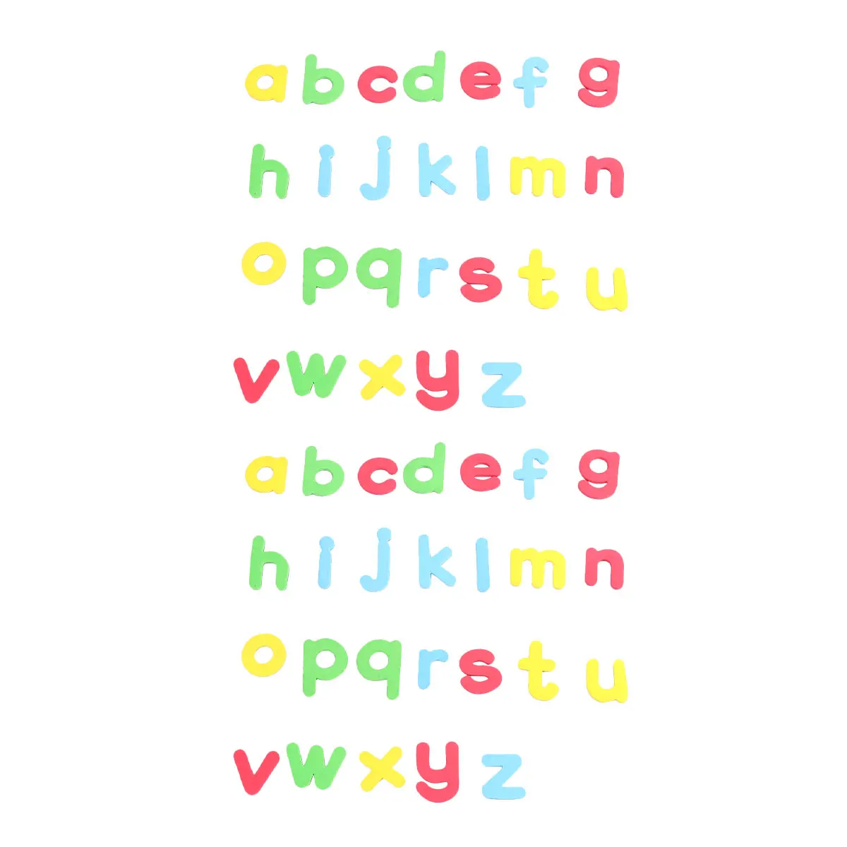 

2 set 2 Sets Alphabet Magnet Stickers Educational Kids Whiteboard Refrigerator Letter Magnets EVA Material Safe