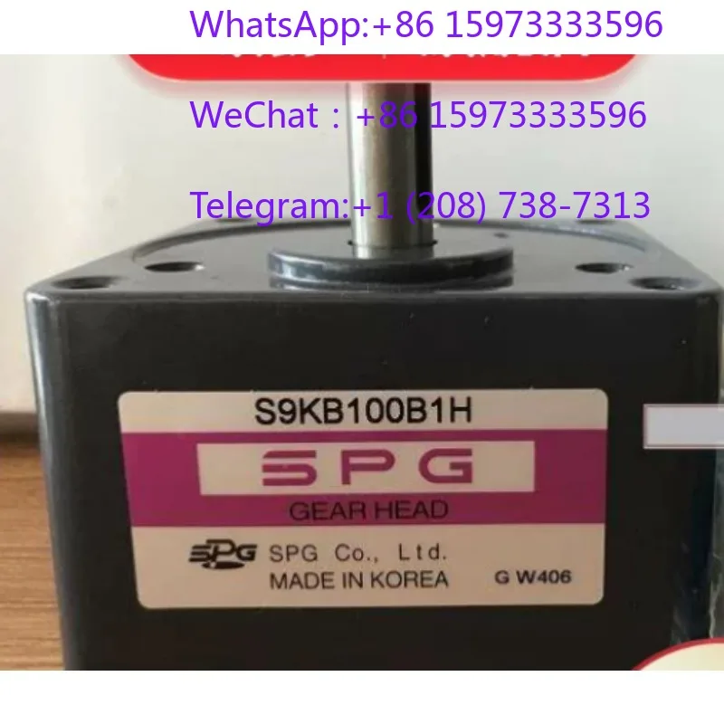 1pcs Low‑Noise Helical Intermediate Gearbox S9GX10BH for 10‑Ratio Drive of 60W 90W Small AC Induction Motor Replacement Spare