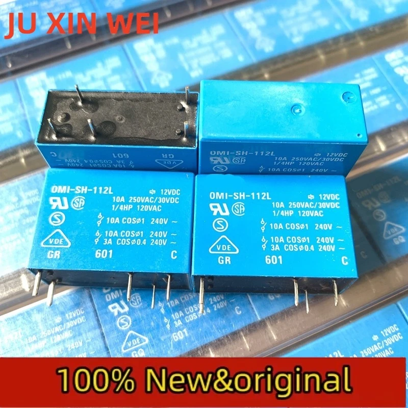 10PCS Supply of brand new 0M1 OMI-SH-112L relay with 5 pins