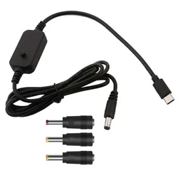Universal USB C Type C to 4.0x1.7mm 5V 9V 12V 15V 20V Power Supply Cable for Laptop Router LED light Laptop Speaker Fan