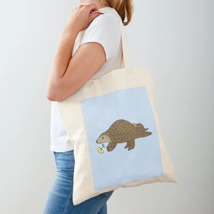 

pangolin Tote Bag Portable shopping bag tote bag screen shopper woman Canvas shoulder