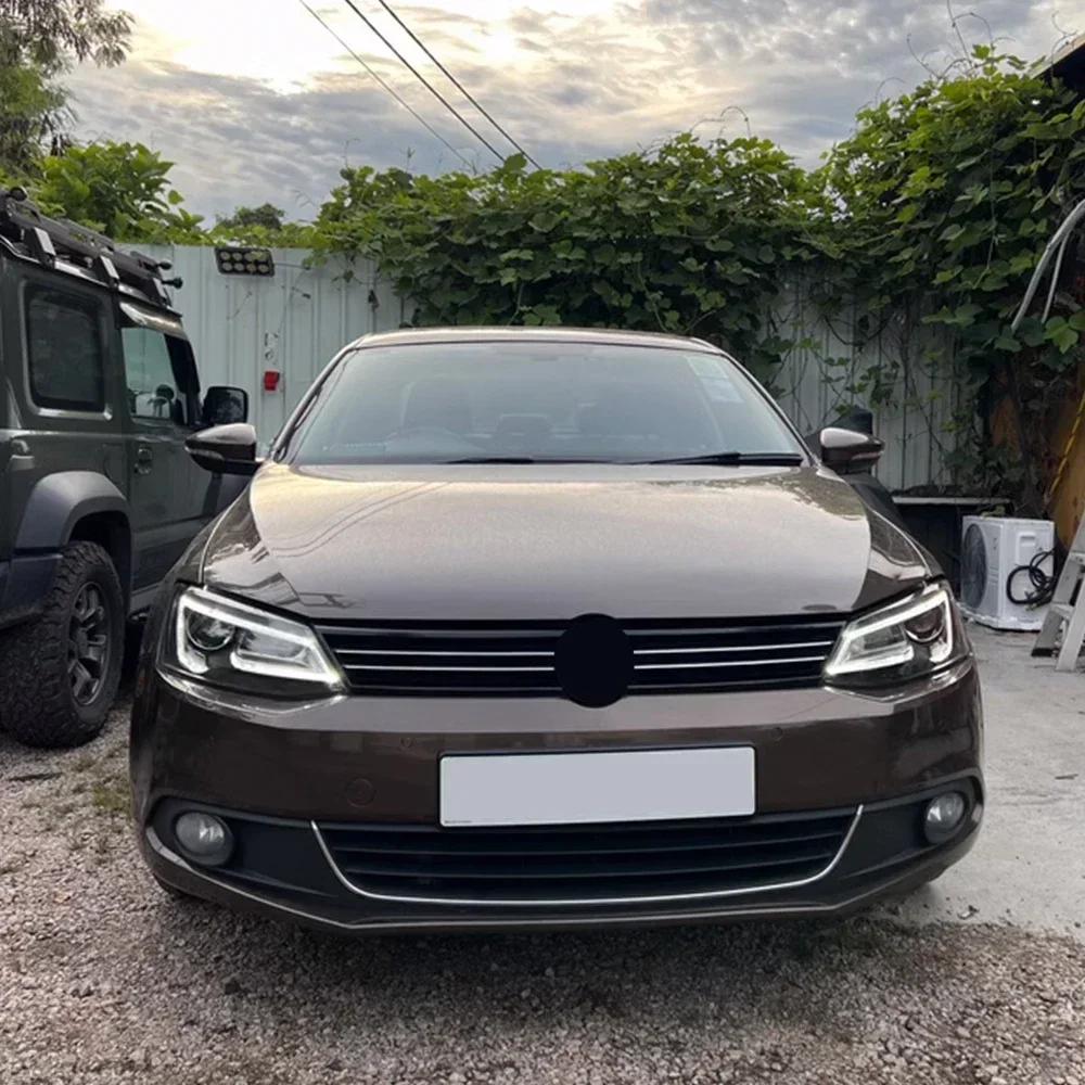 

Для Volkswagen POLO 2011-2017 светодиодные автомобильные фары в сборе, обновленная линза проектора с высокой настройкой, автомобильные передние фонари, аксессуары