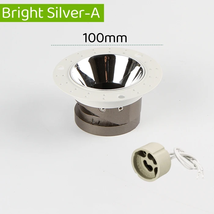 Smalle Velg Verzonken Led Plafond Downlight Anti-Glare Mount Frame GU10/MR16 Lamp Socket Base Indoor Spot Verlichting montage Beugel