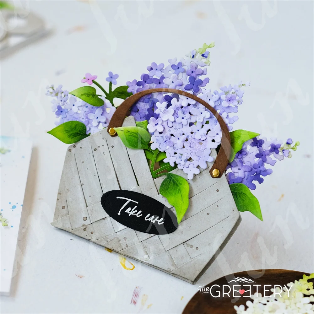 Botanicuts Lilacs Die Easter Metal Cutting Dies New Arrivals 2024 Scrapbooking Embossed Paper Card Album DIY Craft Decoration