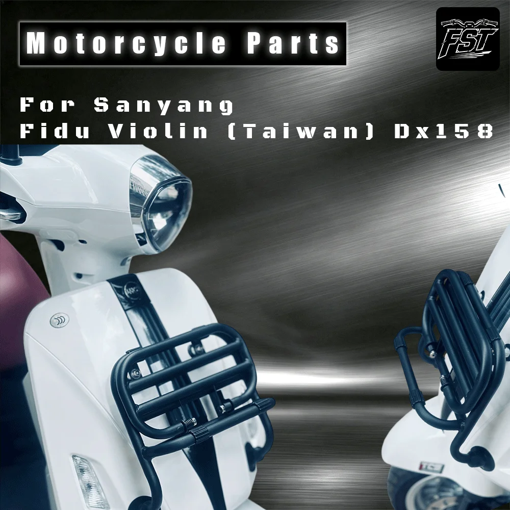 For SYM Fiddle (Taiwan Dx158): Front Cargo Rack/Storage Rack (Modification Part)