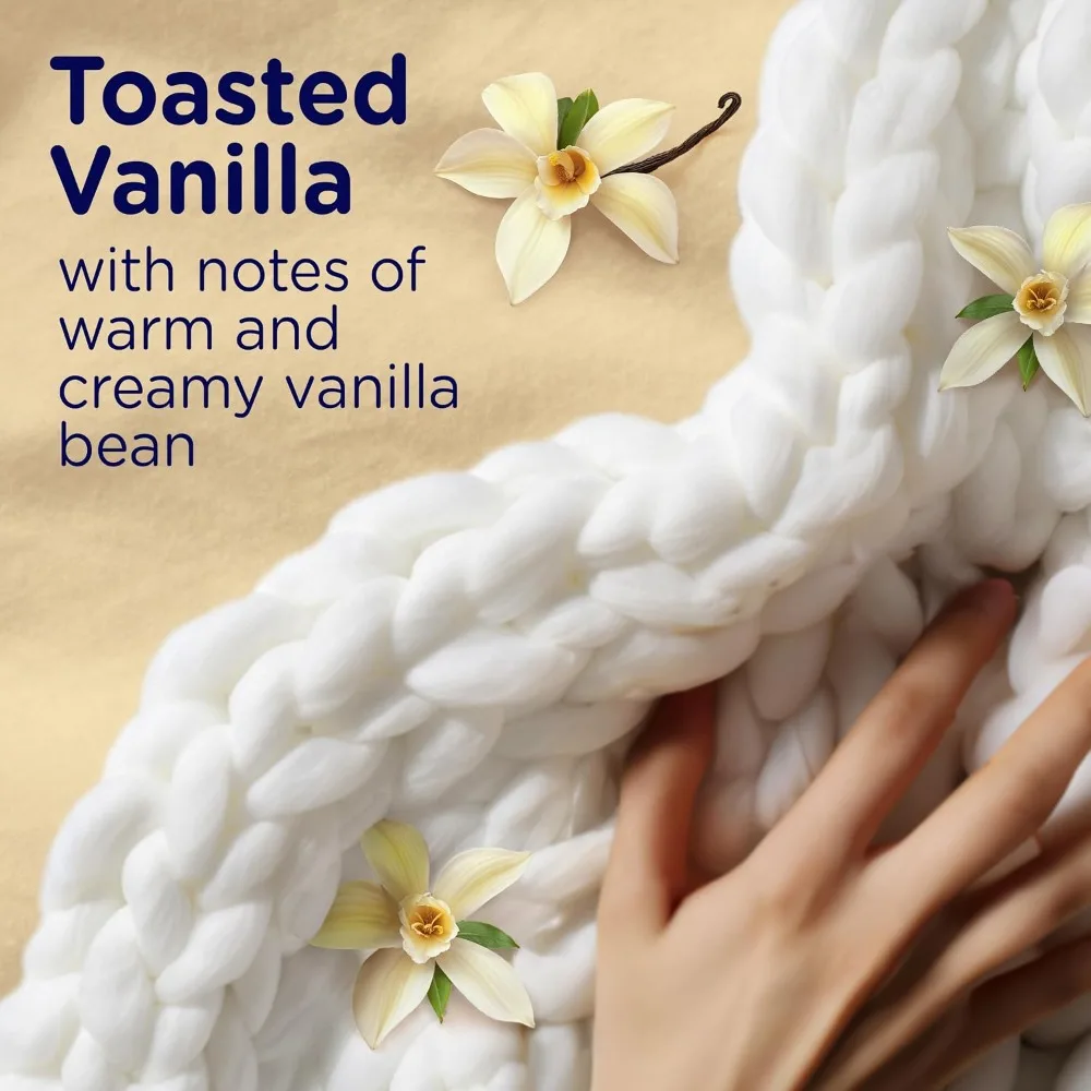 Toasted Vanilla Scented In-Wash Laundry Beads Fabric Scent Booster Softener Freshness Long Lasting Aroma for Clothes view 5
