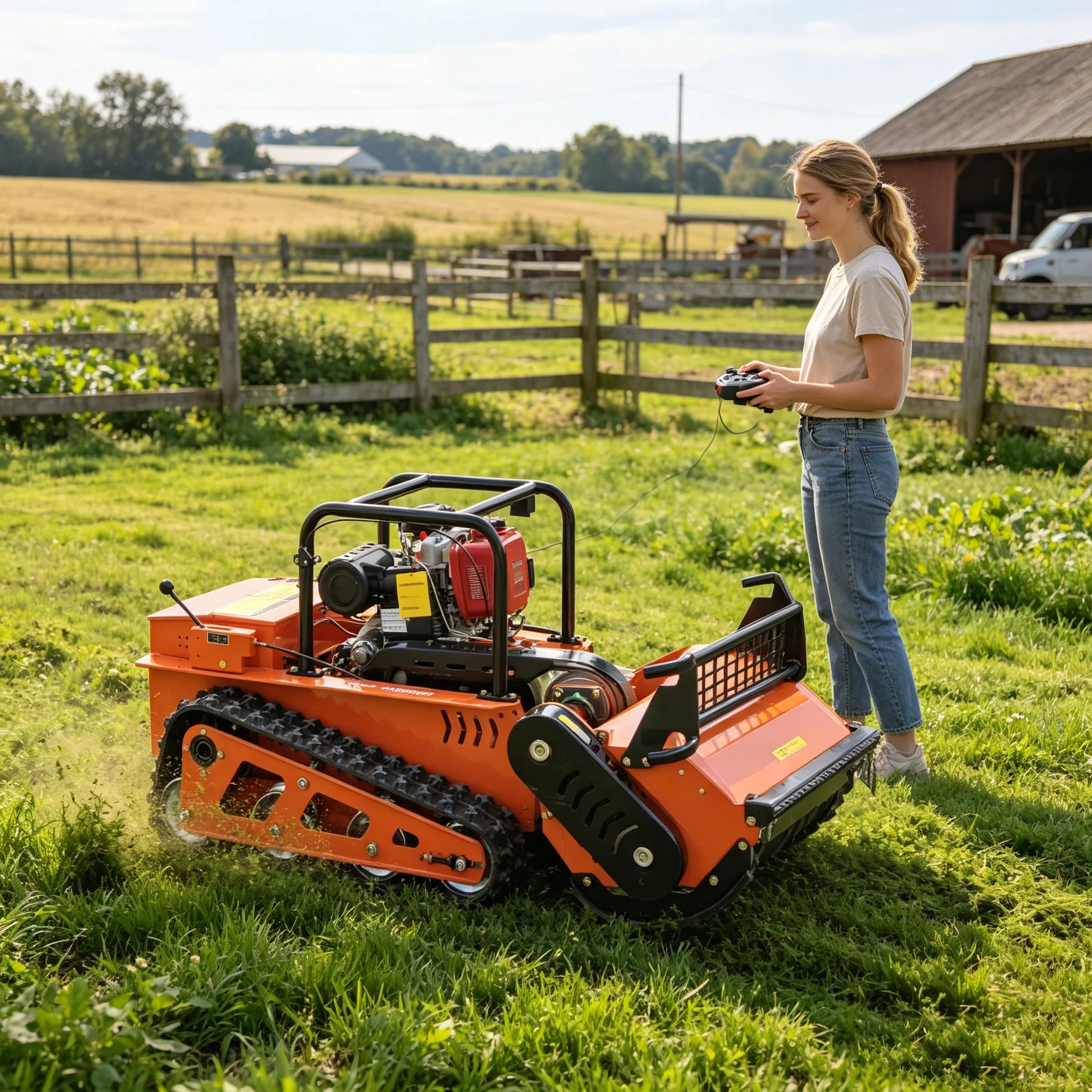 Customized Diesel Lawn Mower Multi Scene Use Low Fuel Consumption Strong Power CE EPA