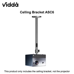 For vidda Universal Ceiling Hanger Laser Projector 360° Aluminum Alloy Suspension Telescopic Bracket Suitable for Dangbei XGimi