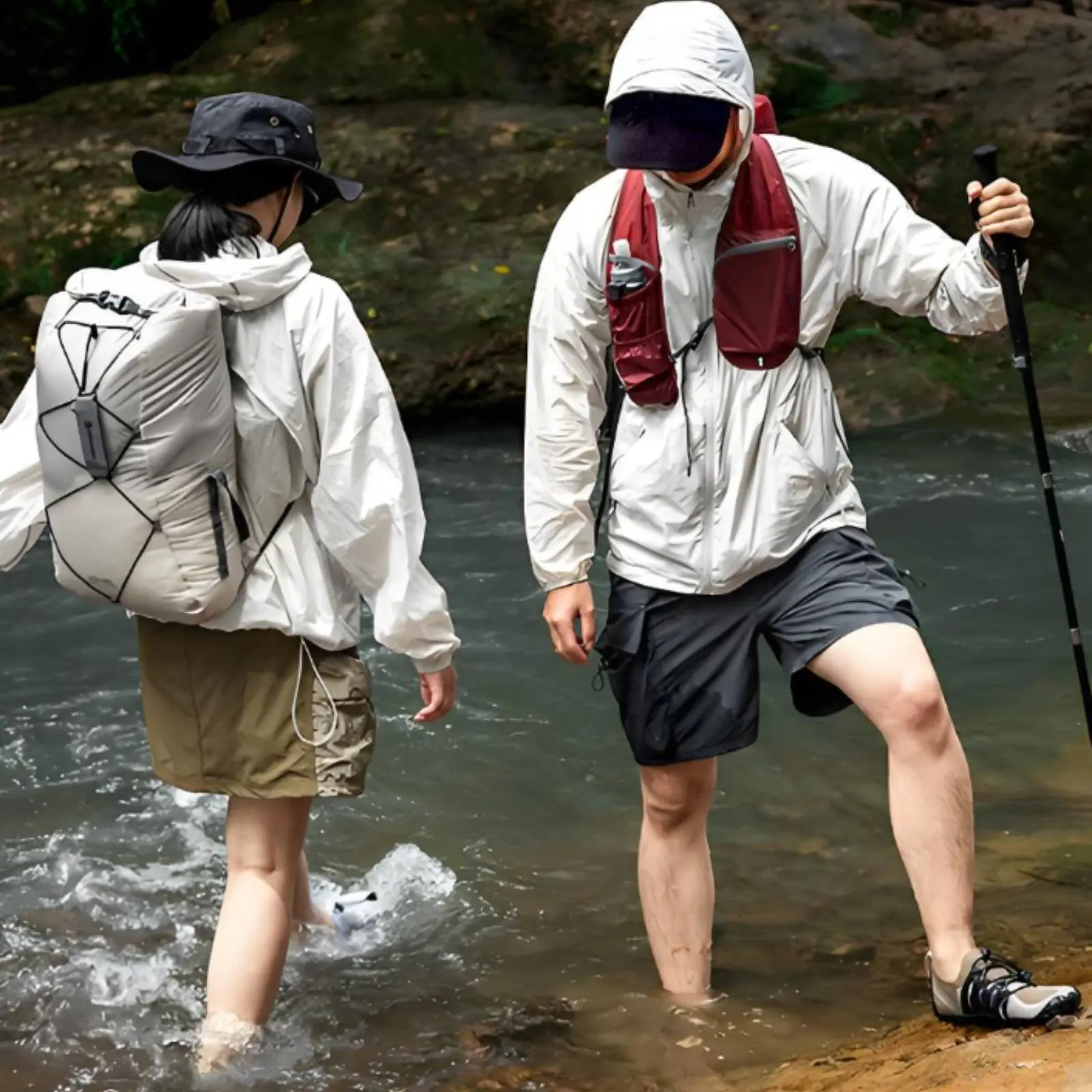 

Ultralight Backpack Silicone-Coated Nylon Packable Backpack Hiking Daypack Ultra Lightweight Travel Gear Water-Resistant