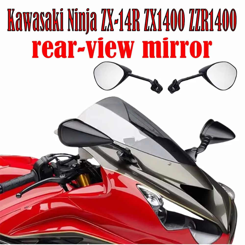 

Kawasaki Motorcycle Rearview Mirror Fit For 2006 - 2016 Kawasaki Ninja ZX-14R ZX1400 ZZR1400 Accesorios Para Moto