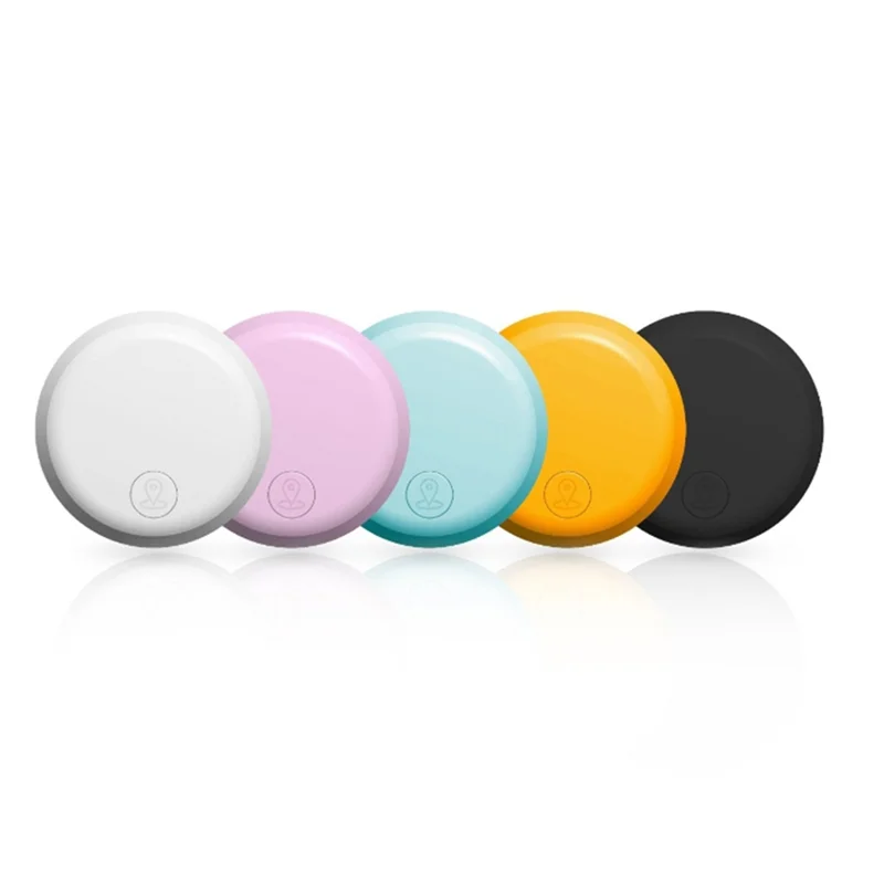 Smart-Smart Airtag Bluetooth GPS Tracker Mini Locator Pet Key Finder Air Tag Tracker برتقالي