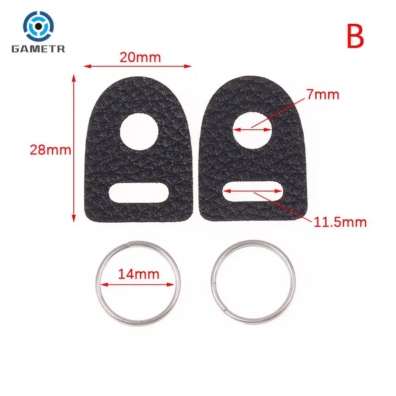 1Pair New Leather Protector Cover Camera Strap Circle Split Ring Hook For Fujifilm Canon Nikon Olympus Pentax DSLR Camer