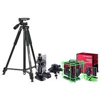 YEVOLT 12/16-Line 3D/4D Green Laser Level 3/4-Plane Self-Leveling Self-Leveling Angle Tile Installation Anti-Shock Design