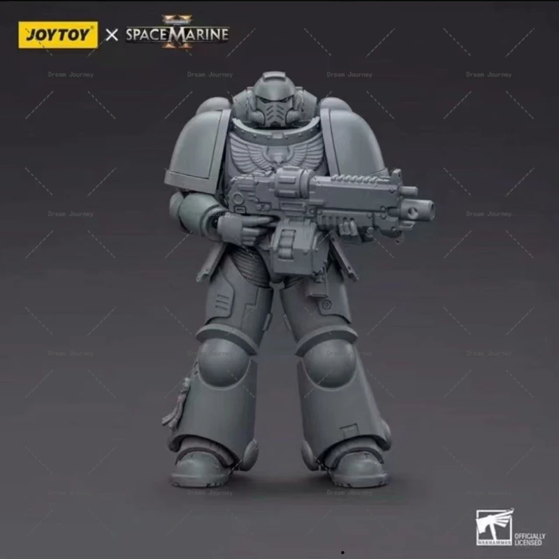 متوفر في المخزون JOYTOY Warhammer 40k 1/18 مشاة البحرية الفضائية Intercessor Armoring Hall Edition مجموعة ألعاب الدمى