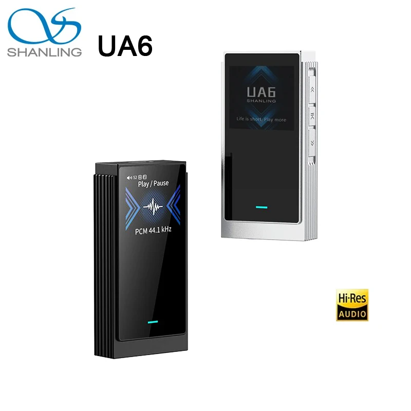 

SHANLING UA6 HIFI Portable Amplifier Headphone Amplifier USB DAC AMP Hi-Res Audio Amplifier DACs 3.5mm/4.4mm Balanced Output