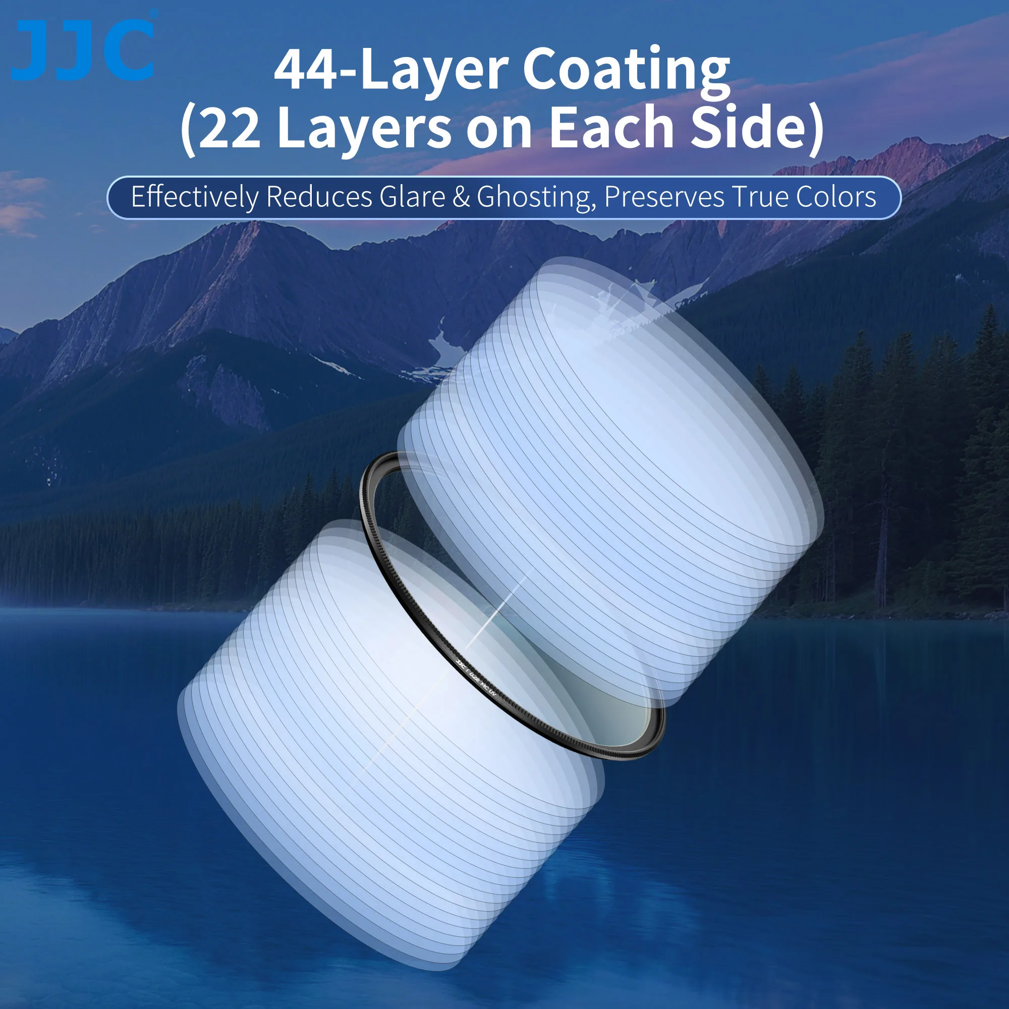 JJC Ultra Low Reflection UV Filter Lens Protection For 49mm 52mm 58mm 62mm 67mm 72 mm 82mm Camera Lens 44 Multi-Coated UV Filter