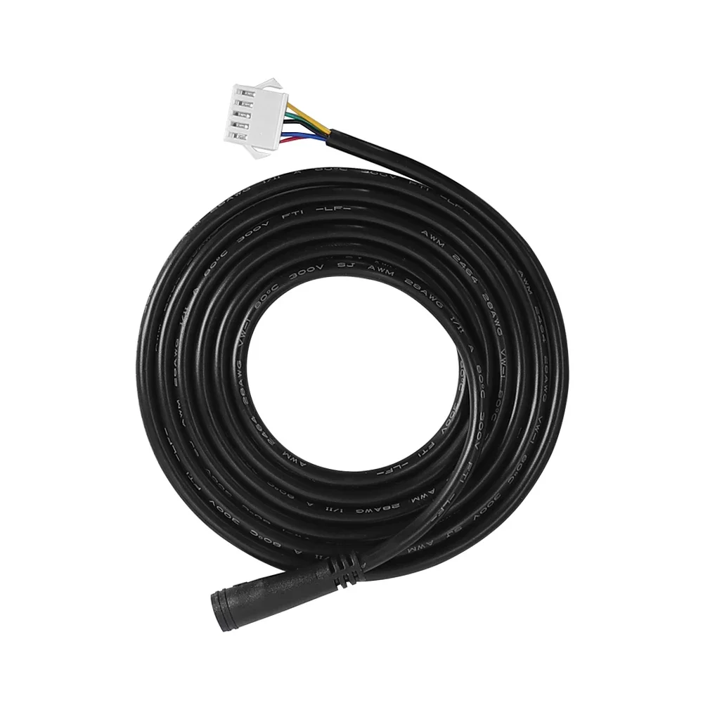 5 Pin SM Connectors Wire LED Display Waterproof Connector Cable for Bafang Electric Bicycle Instrument Extension Cable Adapter