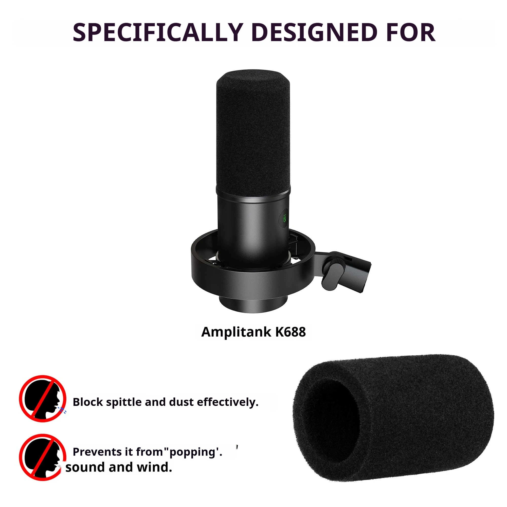 Microphone Pop Filter for FIFI - đánh giá và giá Microphone Pop Filter Foam Windscreen
