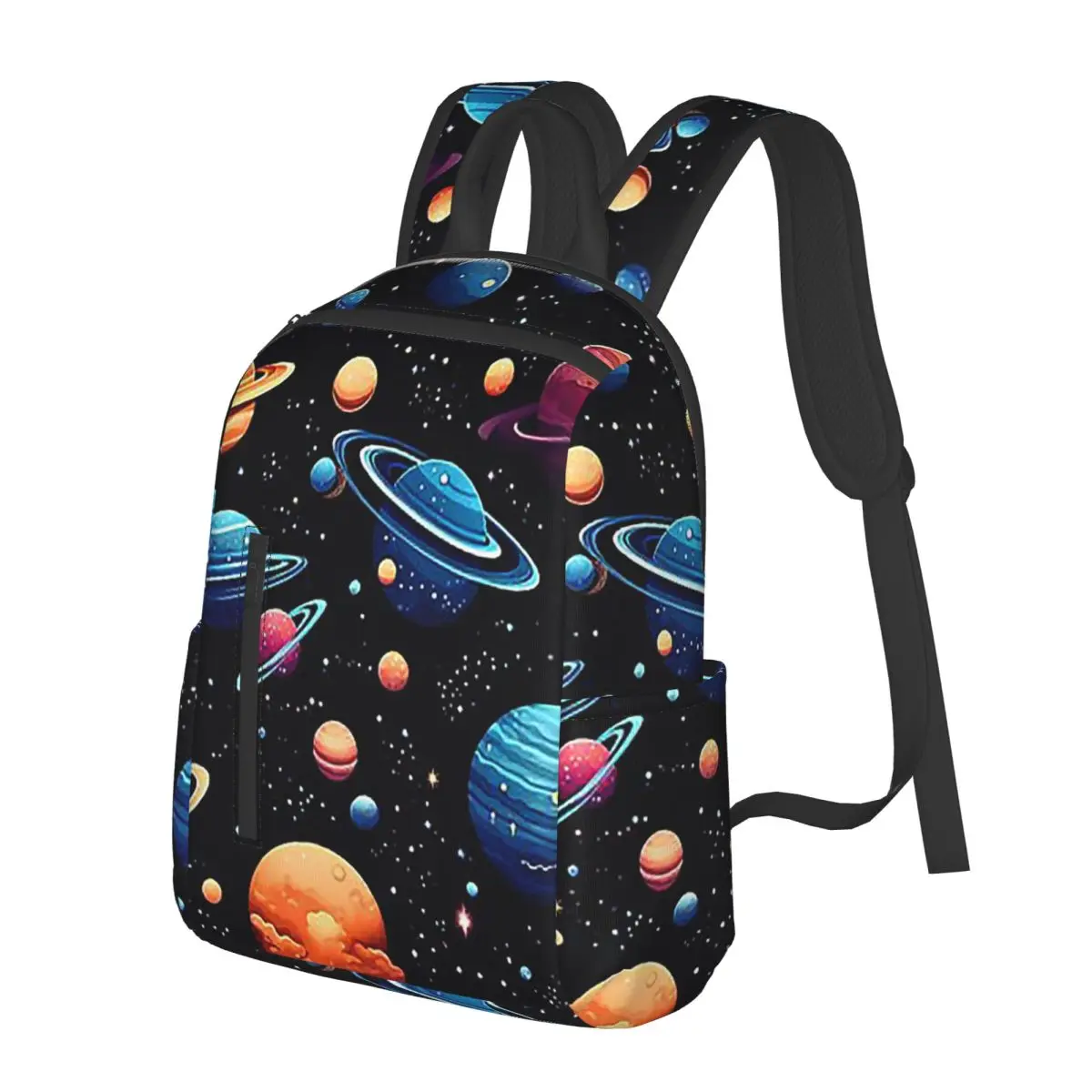 Solar System Space Planets Universe Student Backpack School Bag Hiking Travel Daypack for Men Women Bookbag Shoulder Bags