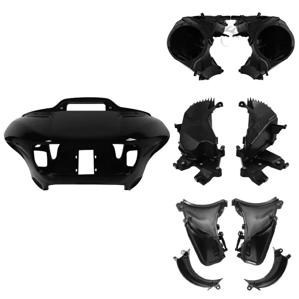 

Motorcycle Inner & Outer Fairing For Harley Road Glide FLTRX 2015-2023 2020 Storage Glove Box Air Duct Speaker Cover 2019 2018