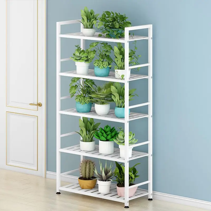 4 Tier Bathroom Storage Open Shelf Unit Free-Standing Metal Corner Rack Shelving for Kitchen, Living Room, Hallway