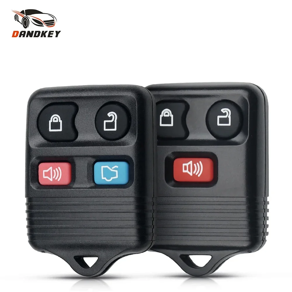 

Dandkey 3/4 кнопочный брелок с дистанционным управлением для Ford Focus Complete Escape Mustang Explorer Lincoln Town Sport
