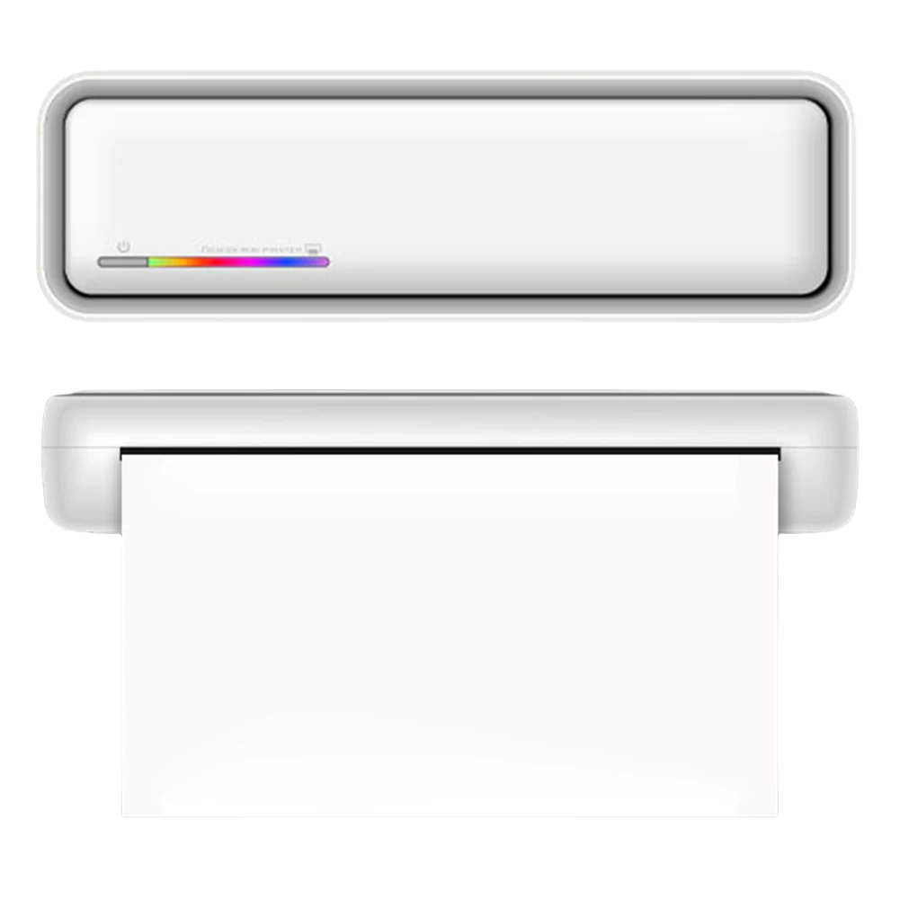 

A4 Thermal Printer Inkless Bluetooth Wireless Mobile Travel Printer 200DPI Photo Document Printer A4 Label Maker For Home Office