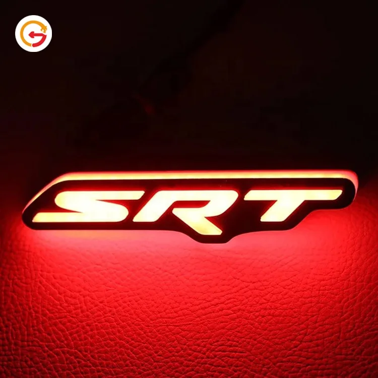 JAGUARSIGN Produsen Kustom LED Backlit Grill Huruf LED Grille Logo Emblem Individual LED Letter Badges