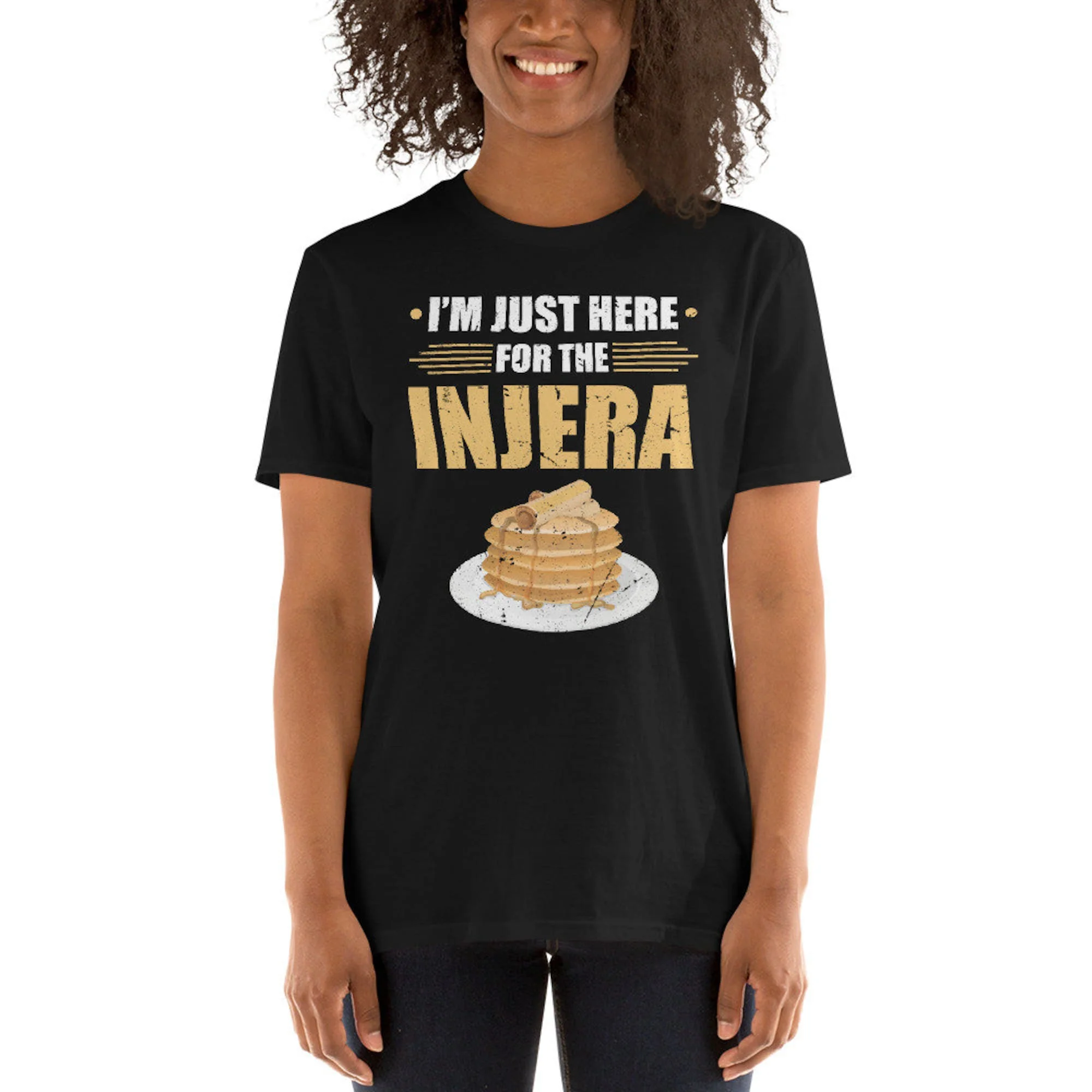 I'm Just Here For The Injera Ethiopian Food Flatbread Unisex T-Shirt